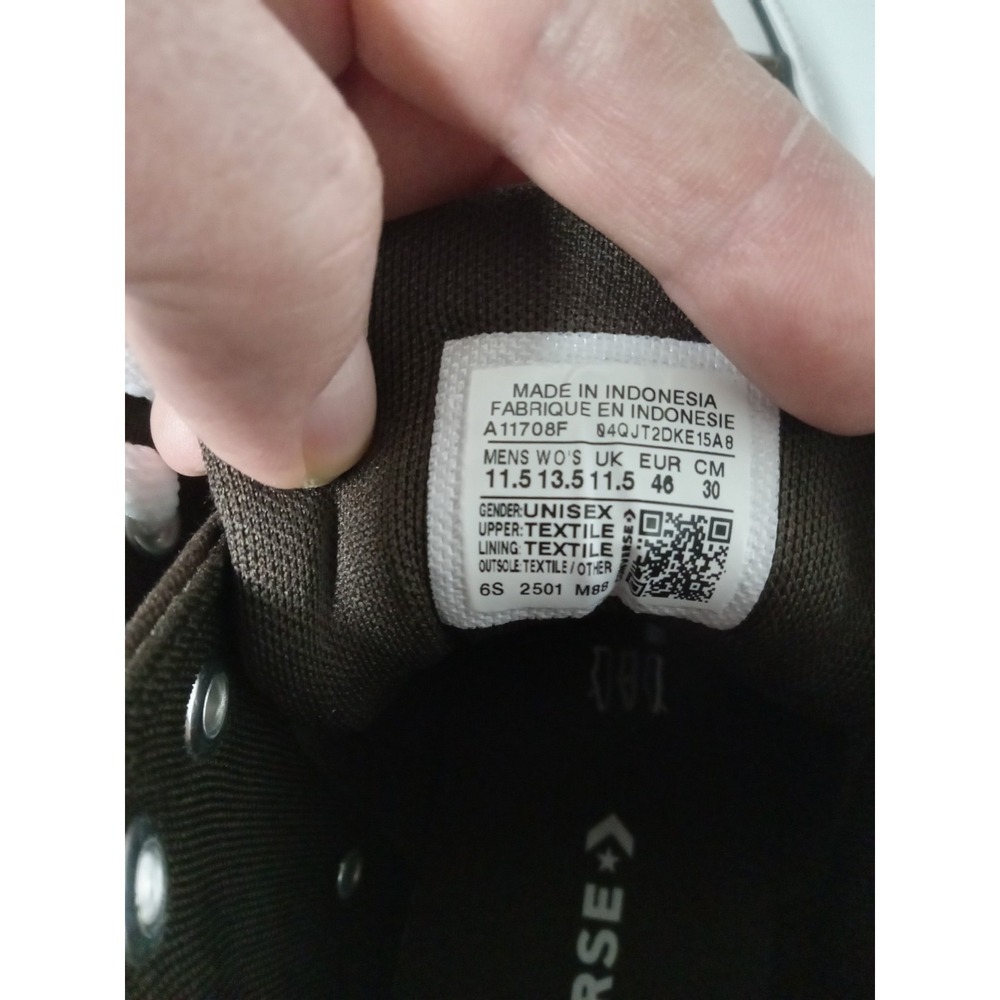 Converse Chuck Taylor Malden Street‎  Mid  Mens 11.5 Fresh Brew Brown - Picture 5 of 7